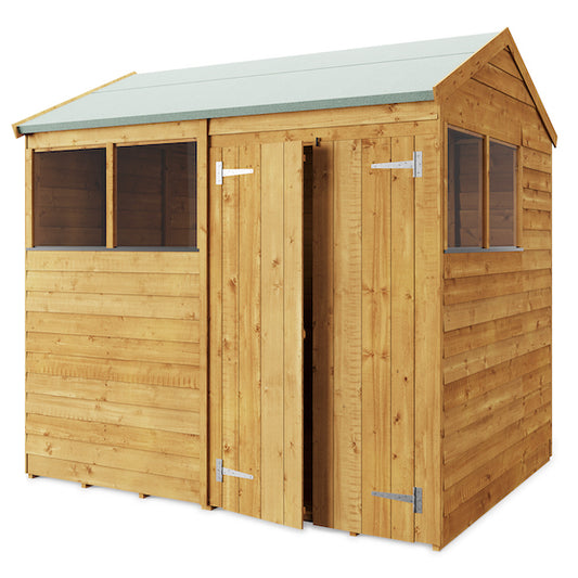 Storemore Overlap Apex Wooden Shed with Windows