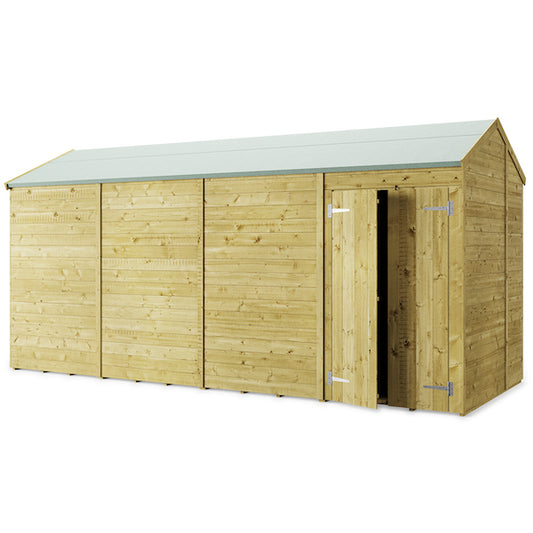 Storemore Tongue and Groove Large Apex Wooden Shed