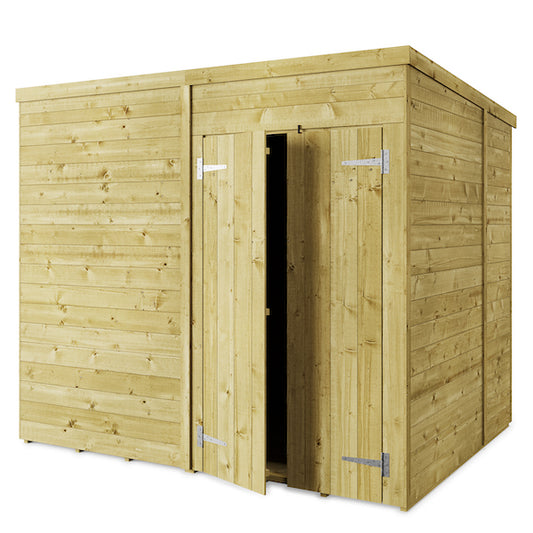 Storemore Pent Tongue and Groove Wooden Shed
