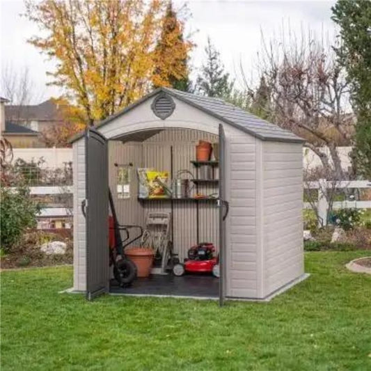 Lifetime Special Edition Heavy Duty Plastic Shed 8x7.5ft
