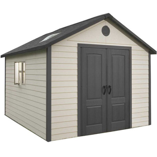 Lifetime Single Entrance Plastic Shed 11 x 11ft