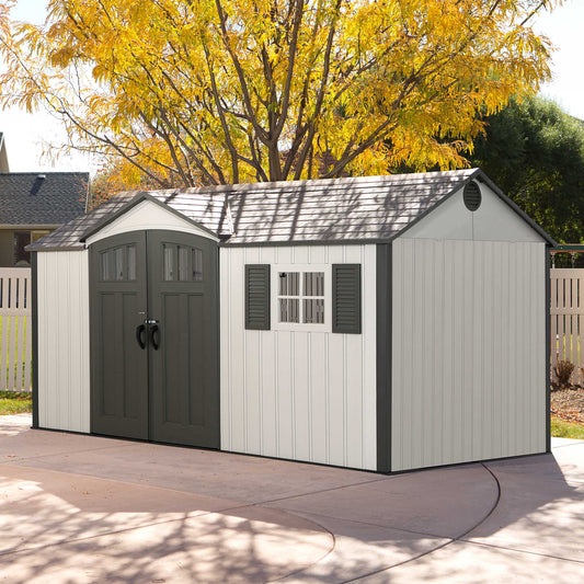 Lifetime Heavy Duty Single Entrance Plastic Shed 12.5x8ft