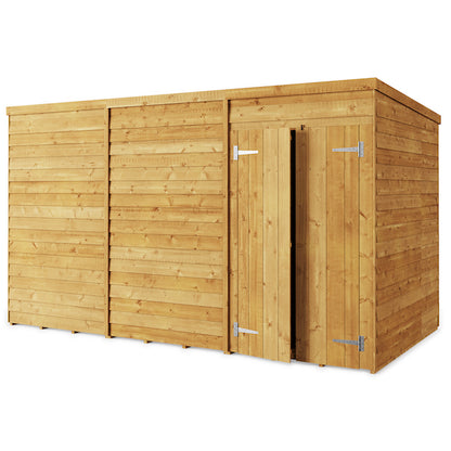 Storemore Large Overlap Pent Wooden Shed