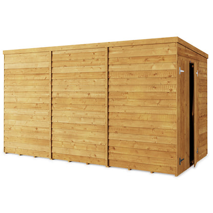 Storemore Large Overlap Pent Wooden Shed