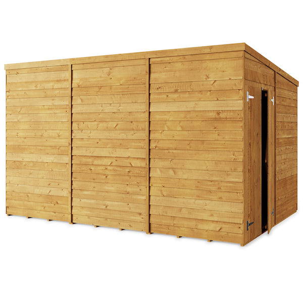 Storemore Large Overlap Pent Wooden Shed