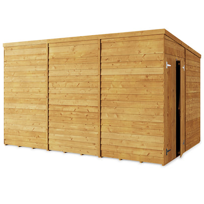 Storemore Large Overlap Pent Wooden Shed