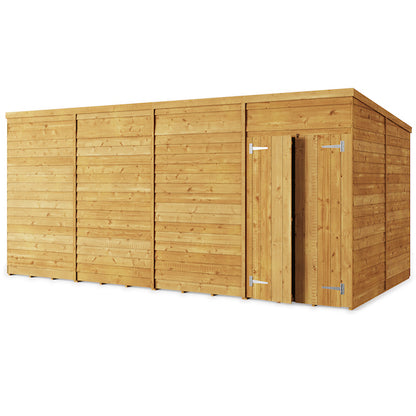 Storemore Large Overlap Pent Wooden Shed