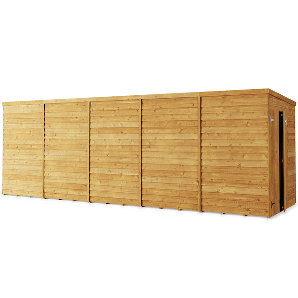 Storemore Large Overlap Pent Wooden Shed