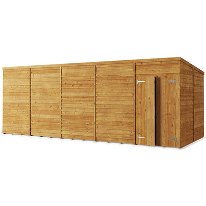 Storemore Large Overlap Pent Wooden Shed
