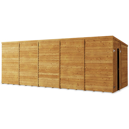 Storemore Large Overlap Pent Wooden Shed