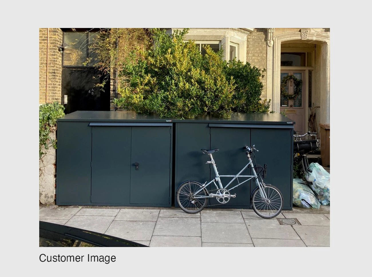 Asgard Metal Addition Bike Shelter 6x3ft 3 Bike Storage